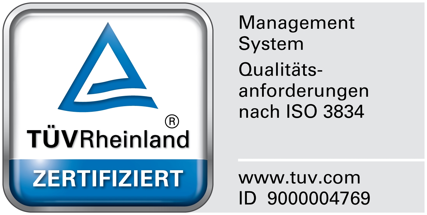 Schweißfachbetrieb nach EN 3834-2